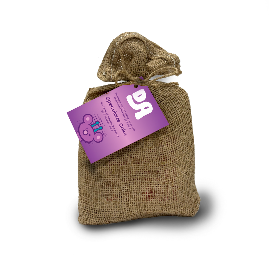 Speculaascake in jute zakje