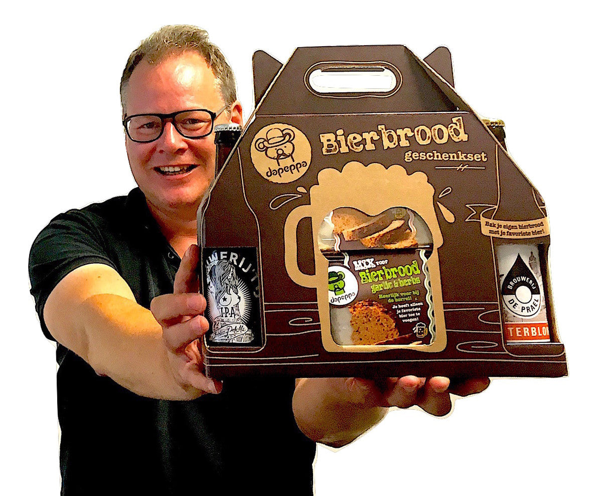 Origineel bier geschenkpakket met bierbrood