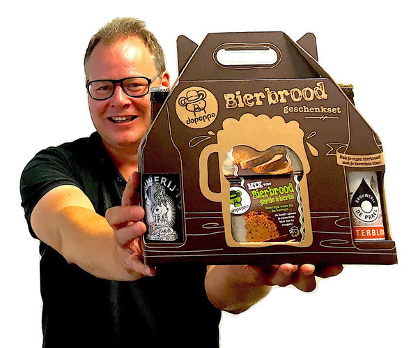 Origineel bier geschenkpakket met bierbrood